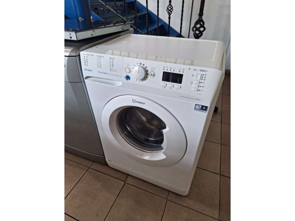 Használt Indesit BWSA 61053 W EU elöltöltős keskeny mosógép [H14355] 