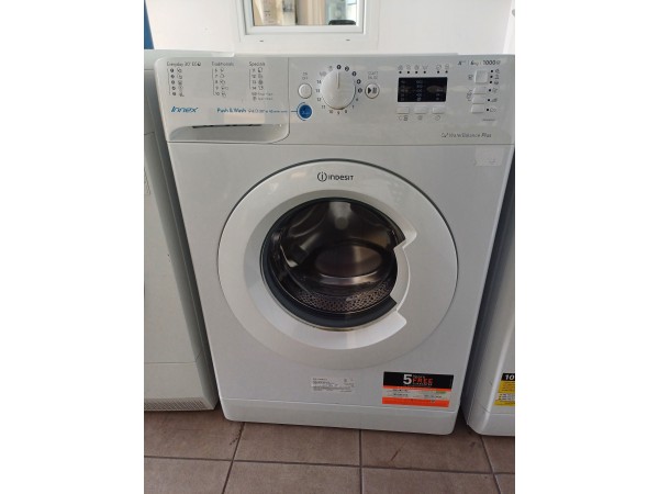 Használt Indesit BWSA 61053 W EU Keskeny Elöltöltős Mosógép [H16675] 