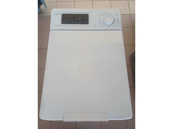 Outlet Candy TCA273D3-S felültöltős mosógép [O246] 
