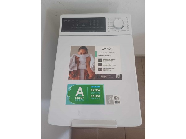 Outlet Candy TCA286TM5-S felültöltős mosógép [O254] 