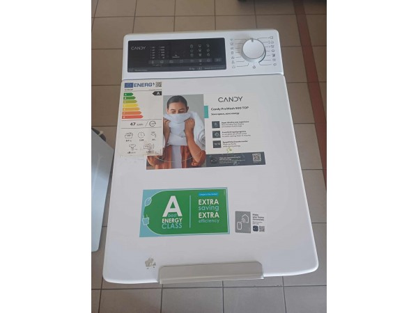 Outlet Candy TCA286TM5-S felültöltős mosógép [O255] 