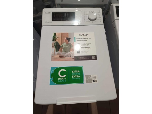 Outlet Candy TCA273D3-S Felültöltős Mosógép [O271] 