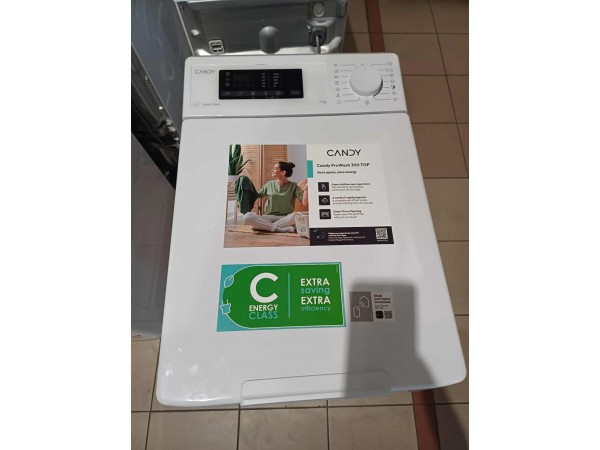 Outlet Candy TCA273D3-S Felültöltős Mosógép [O276] 