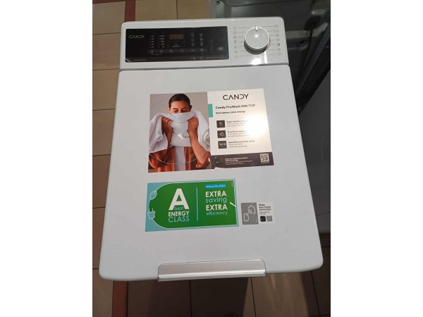 Outlet Candy TCA474TM5-S Felültöltős Mosógép [O286] 