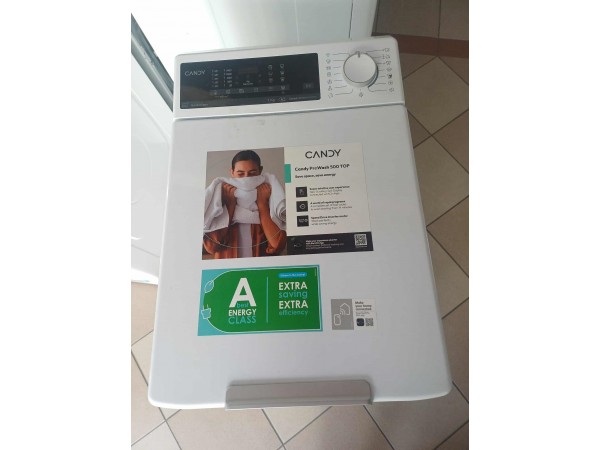 Outlet Candy TCA474TM5-S Felültöltős mosógép [O307] 